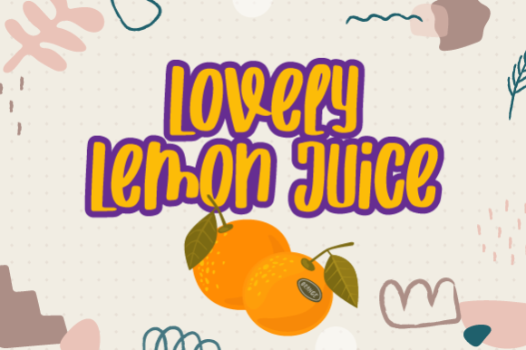 Creamy Orange Font Poster 7