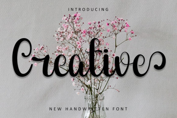 Creative Font Poster 1