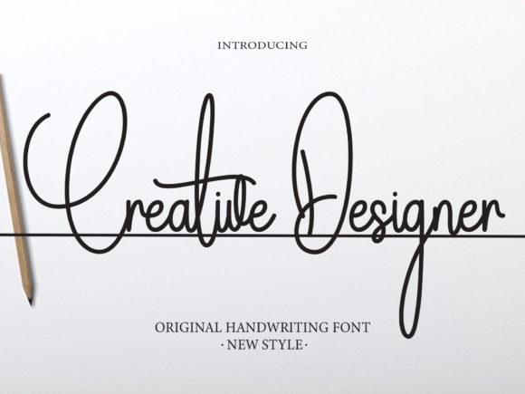 Creative Designer Font Poster 1