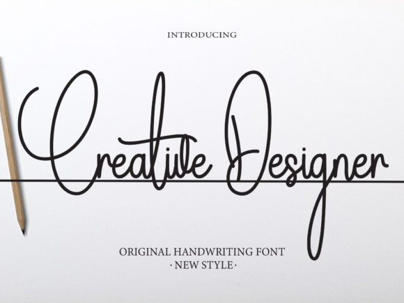 Creative Designer Font Poster 1