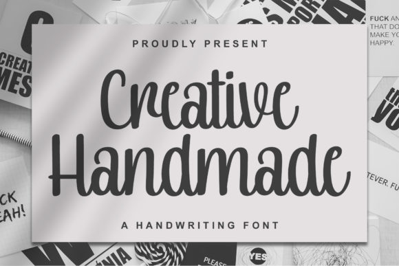 Creative Handmade Font Poster 1