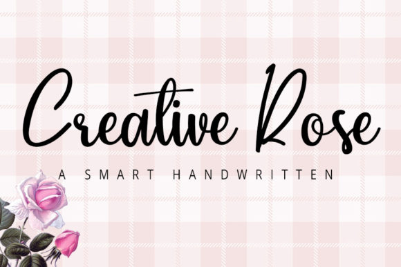 Creative Rose Font Poster 1