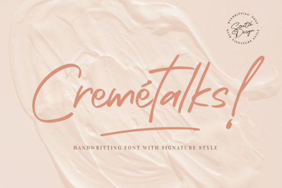 Cremétalks Font Poster 1