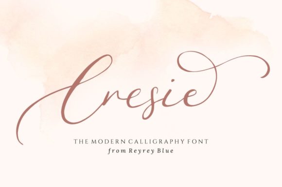 Cresie Font Poster 1