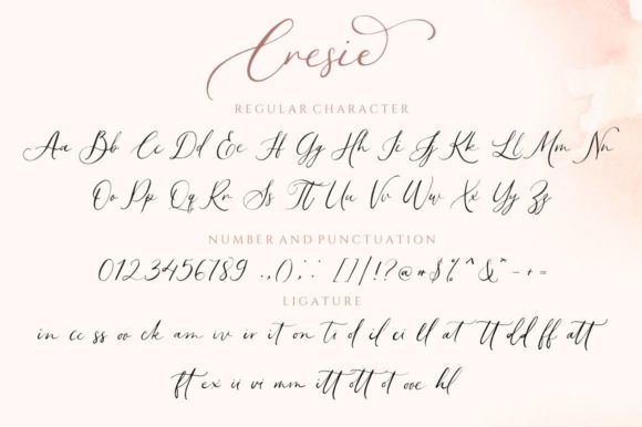 Cresie Font Poster 10