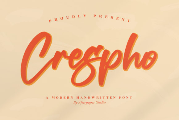Crespho Font Poster 1