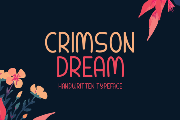 Crimson Dream Font Poster 1