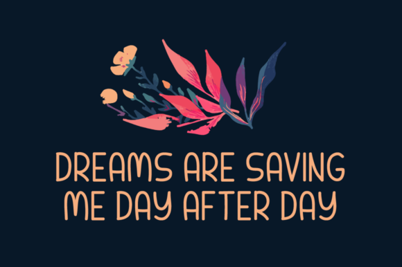 Crimson Dream Font Poster 2