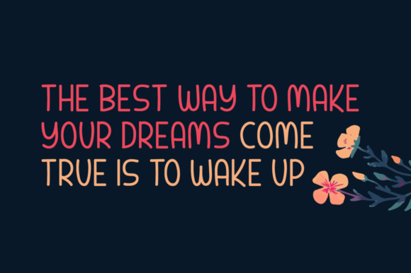 Crimson Dream Font Poster 4