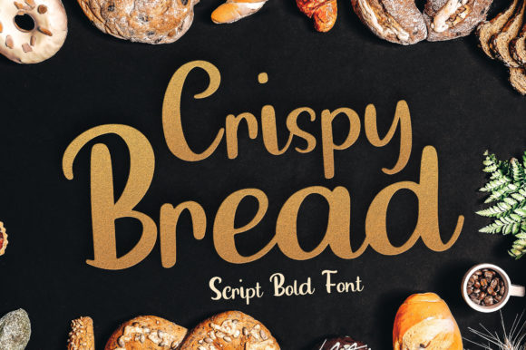 Crispy Bread Font Poster 1