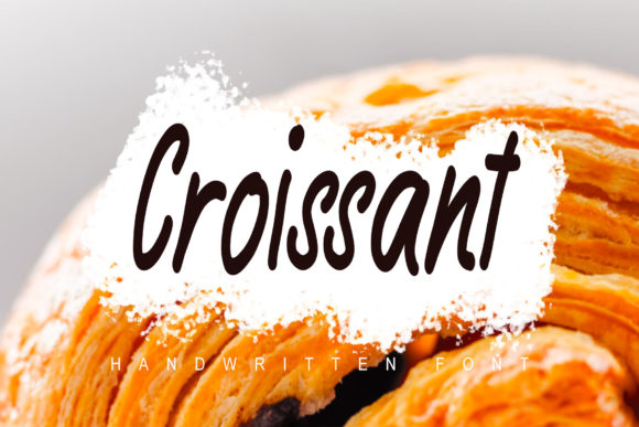 Croissant Font Poster 1