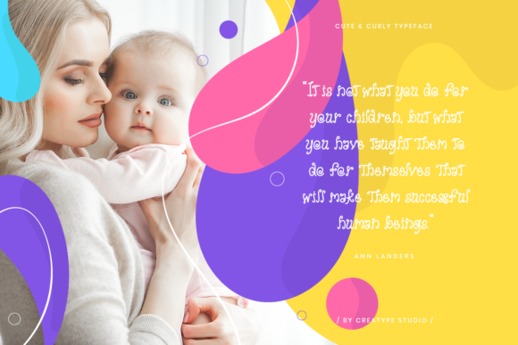 Crully Font Poster 2