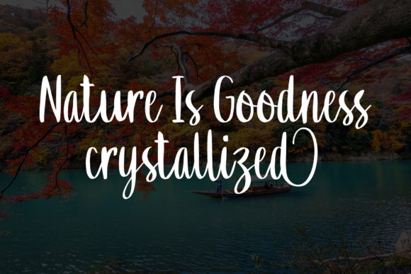 Crystallized Script Font Poster 6