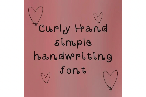 Curly Hand Font