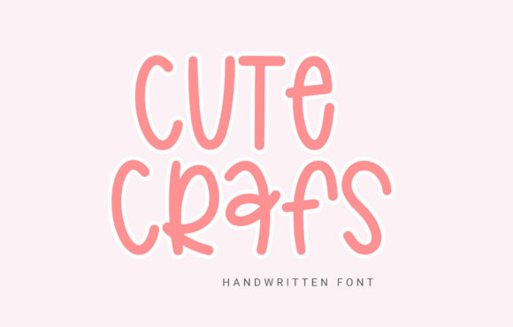 Cute Crafts Font Poster 1