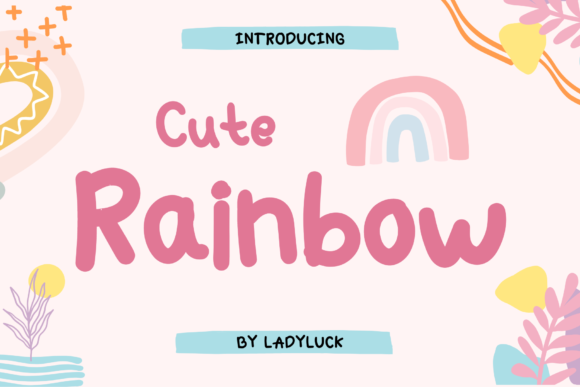 Cute Rainbow Font