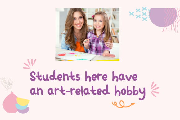 Cute Rainbow Font Poster 8