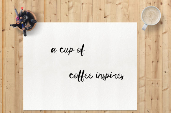 Cute Smile Font Poster 4