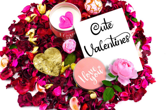 Cute Valentines Font Poster 1