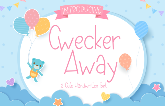 Cwacker Away Font Poster 1