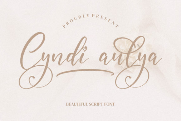 Cyndi Aulya Font Poster 1