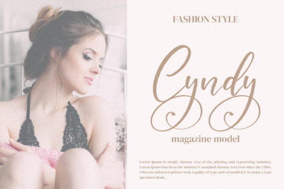 Cyndi Aulya Font Poster 2