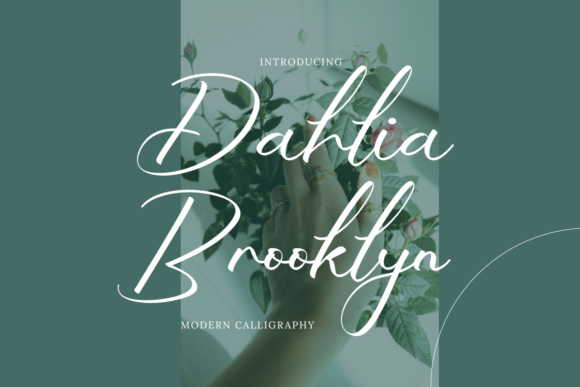 Dahlia Brooklyn Font Poster 1