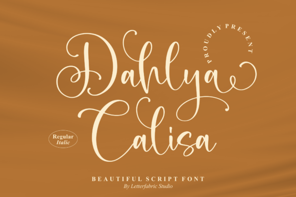 Dahlya Calisa Font Poster 1