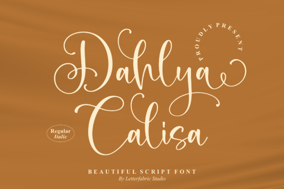 Dahlya Calisa Font Dahlya Calisa Font Poster 1