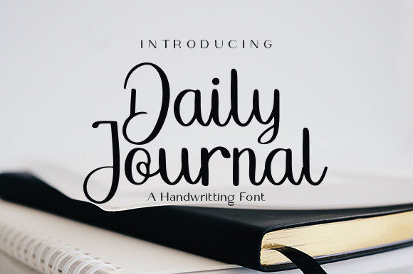 Daily Journal Font Poster 4