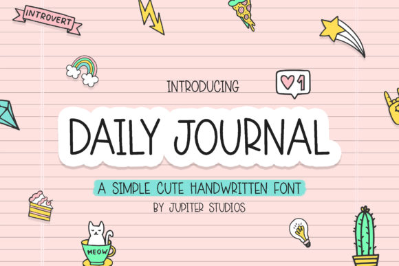 Daily Journal Font Poster 1