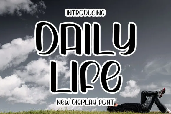 Daily Life Font Daily Life Font Poster 1