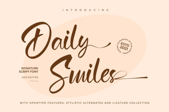 Daily Smiles Font Poster 1