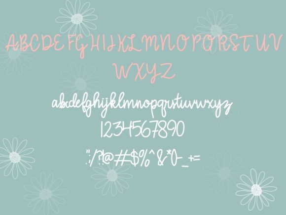 Daisy Belle Font Poster 2
