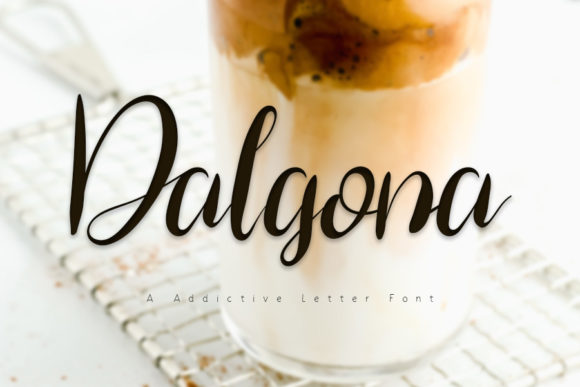 Dalgona Font Poster 1