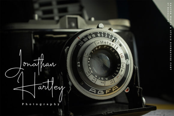 Dalton White Font Poster 7