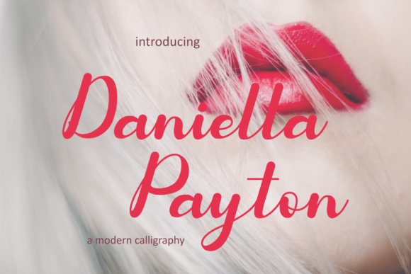 Daniella Payton Font Poster 1