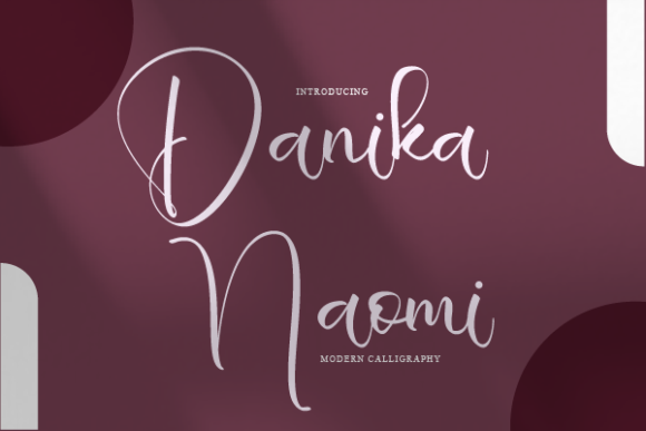 Danika Naomi Font Poster 1
