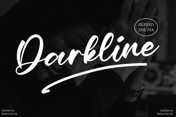 Darkline Font Poster 1