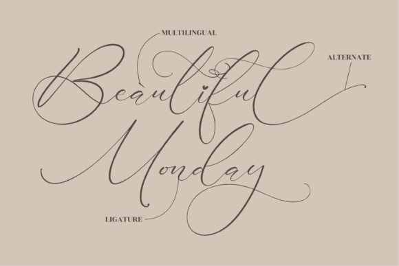Darling Carlina Font Poster 12