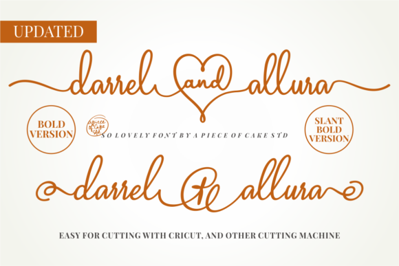 Darrel Allura Bold Font Poster 1