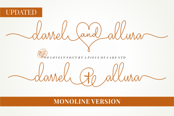 Darrel Allura Monoline Font