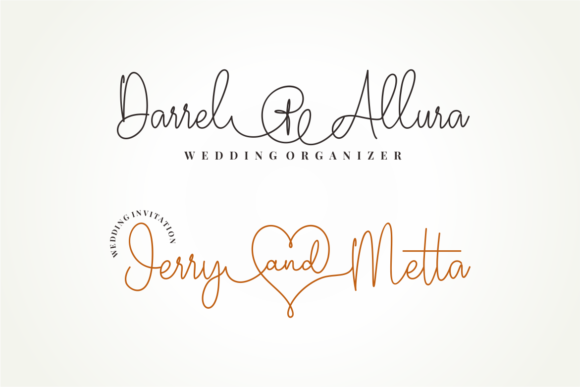 Darrel Allura Monoline Font Poster 4