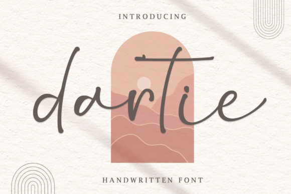 Dartie Font Poster 1