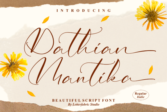 Dathian Mantika Font Poster 1