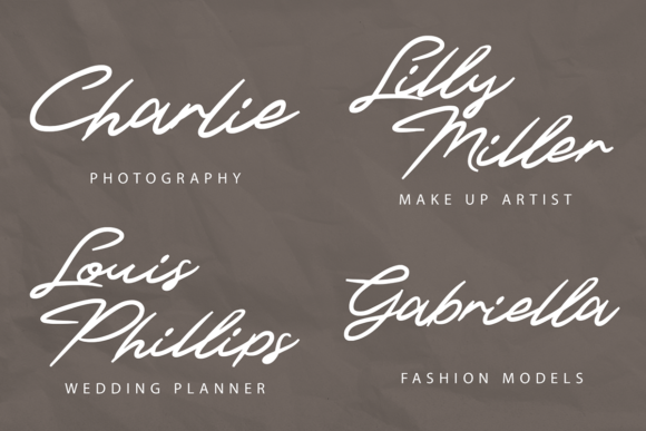 Dawn Mulholland Font Poster 2