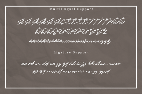 Dawn Mulholland Font Poster 9