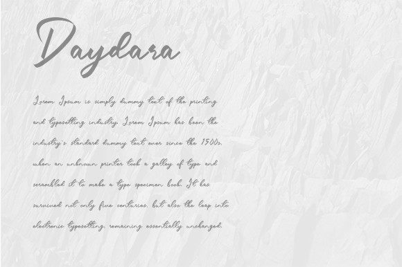 Daydara Font Poster 4