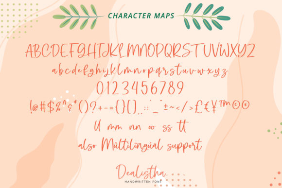 Dealistha Font Poster 8