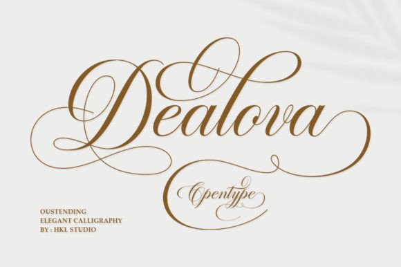 Dealova Font Poster 1